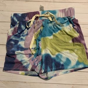 NWOT Tie Dye Lounge Shorts